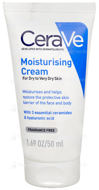 Cerave Moisturising Dry To Very Dry Skin Cream 50Ml