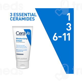 Cerave Moisturising Dry To Very Dry Skin Cream 50ml