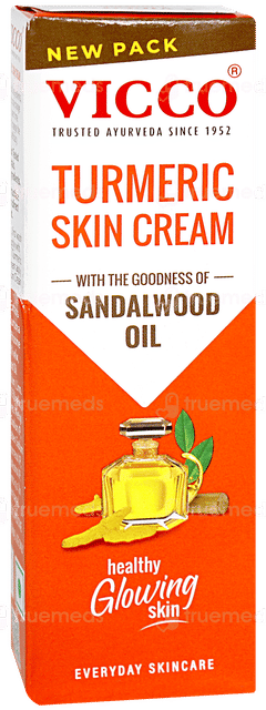 Vicco Turmeric With Sandalwood Oil Skin Cream 15gm