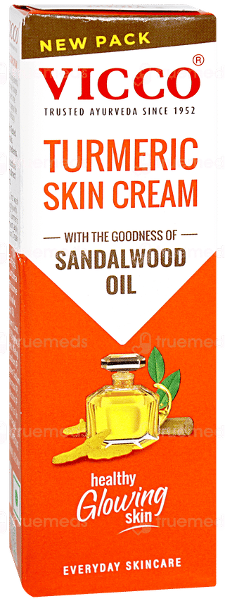 Vicco Turmeric With Sandalwood Oil Skin Cream 15gm