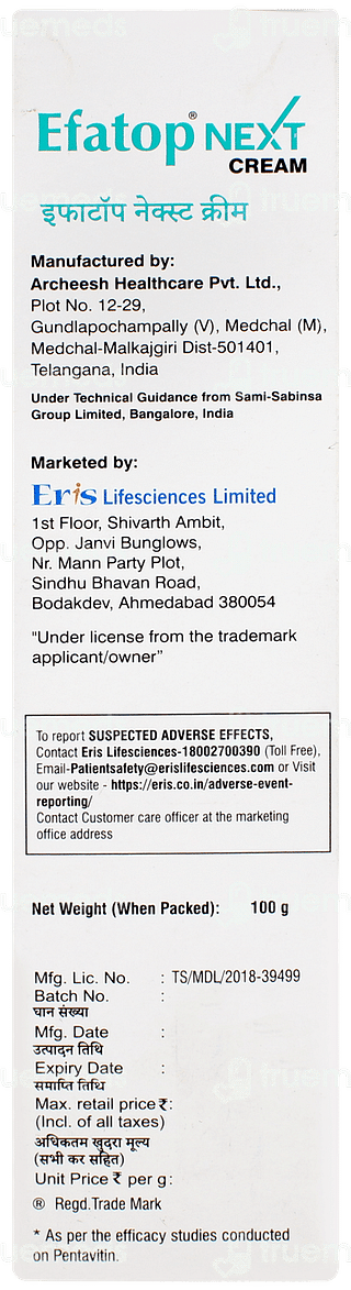 Efatop Next Cream 100gm