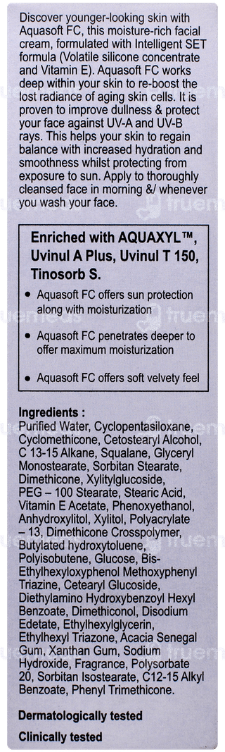 Aquasoft Fc Sun Protection Advanced Facial Cream 100gm