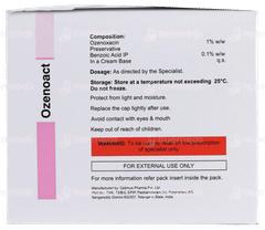 Ozenoact 1 % Cream 5 GM Ozenoact 1 % Cream 5 GM