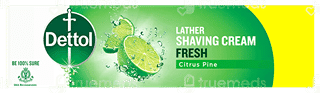 Dettol Lather Fresh Citrus Pine Shaving Cream 78Gm