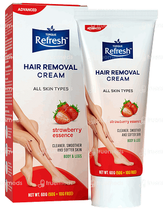 Torque Refresh Strawberry Essence Hair Removal Cream 60 GM