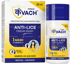 Torque Kvach Anti Lice Hair Cream Wash 30 ML