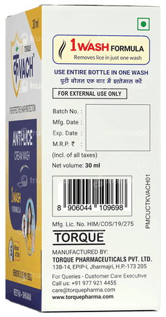 Torque Kvach Anti Lice Cream Wash 30ml