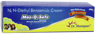 Mos Q Safe Advanced Mosquito Repellent Cream 50gm