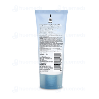 Neutrogena Ultra Sheer Dry Touch Sunblock Spf 50+ Pa++++ Cream 80Gm