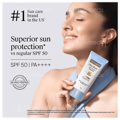 Neutrogena Ultra Sheer Dry Touch Sunblock Spf 50+ Pa++++ Cream 80Gm