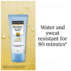 Neutrogena Ultra Sheer Dry Touch Sunblock Spf 50+ Pa++++ Cream 80Gm
