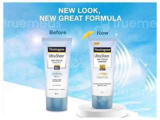 Neutrogena Ultra Sheer Dry Touch Sunblock Spf 50+ Pa++++ Cream 80Gm