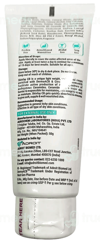 Skinfay Cb Moisturizing Cream 50Gm