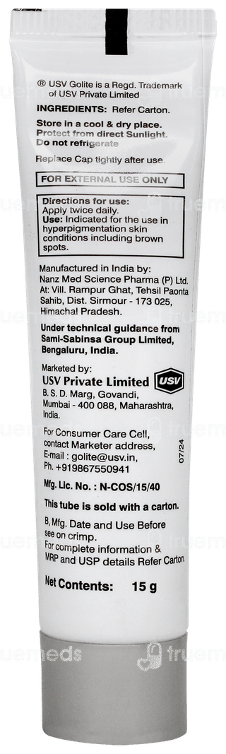 Golite Natural Skin With Sunscreen Cream 15gm