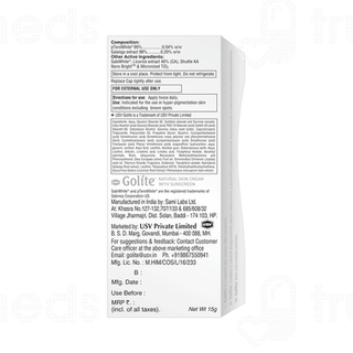 Golite Natural Skin With Sunscreen Cream 15gm