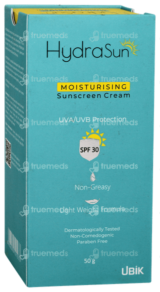 Hydrasun Spf 30 Moisturising Sunscreen Cream 50gm