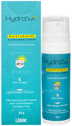 Hydrasun Spf 30 Moisturising Sunscreen Cream 30gm