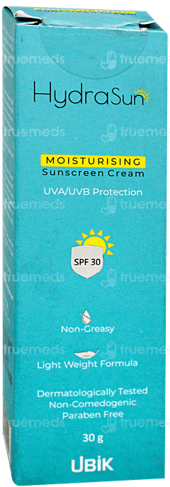 Hydrasun Spf 30 Moisturising Sunscreen Cream 30gm