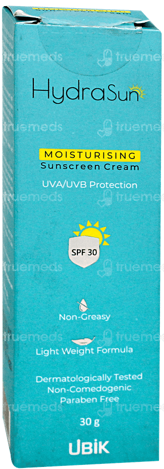 Hydrasun Spf 30 Moisturising Sunscreen Cream 30gm