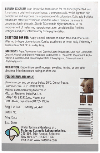 Fixderma Skarfix Tx Cream 30gm