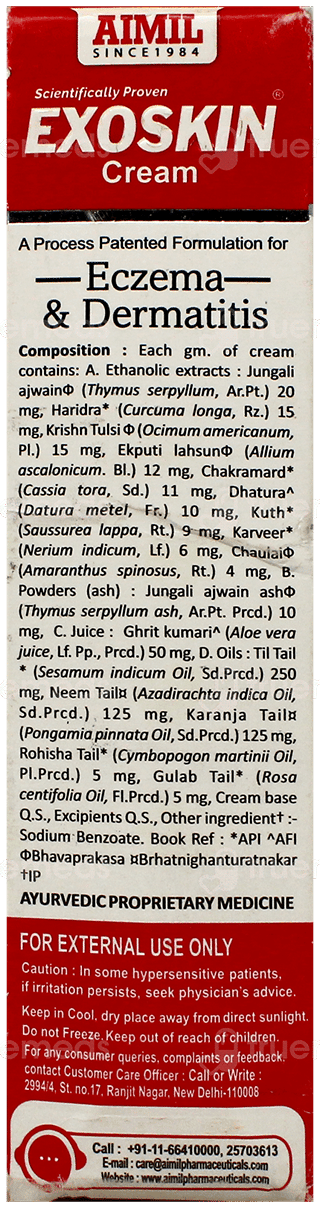 Aimil Exoskin Cream 40Gm
