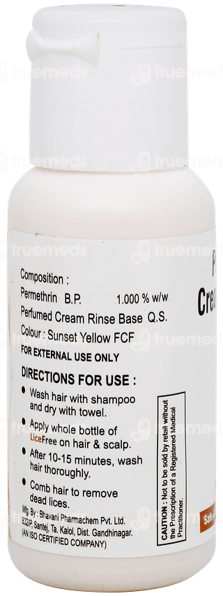 Lice Free Cream Rinse 30gm