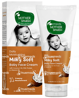 Mother Sparsh Daily Moisturizing Milky Soft Baby Face Cream 50gm