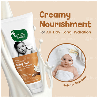 Mother Sparsh Daily Moisturizing Milky Soft Baby Face Cream 50gm