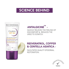 Bioderma Cicabio Spf 50+ Soothing Repairing Care 30ml