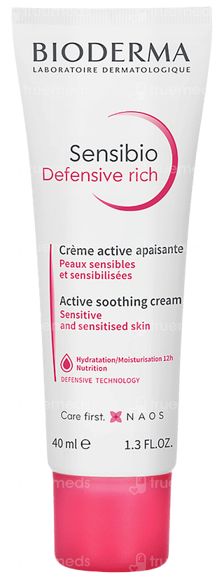 Bioderma Sensibio Defensive Rich Active Soothing Cream 40ml