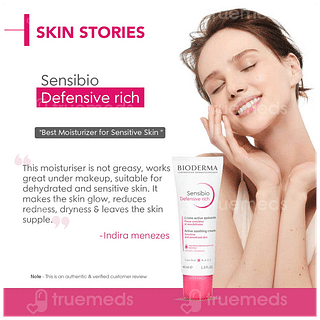 Bioderma Sensibio Defensive Rich Active Soothing Cream 40ml
