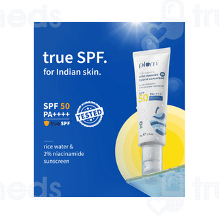 Plum Rice Water & Niacinamide 2% Spf 50 Pa+++ Hybrid Sunscreen 50gm