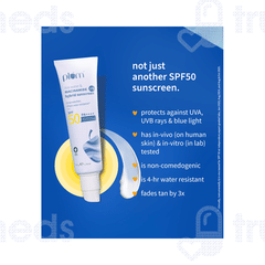 Plum Rice Water & Niacinamide 2% Spf 50 Pa+++ Hybrid Sunscreen 50gm