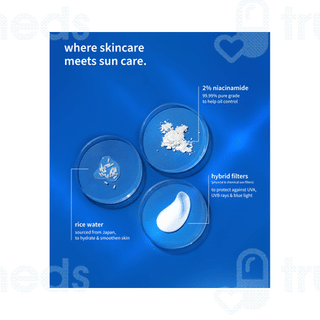 Plum Rice Water & Niacinamide 2% Spf 50 Pa+++ Hybrid Sunscreen 50gm