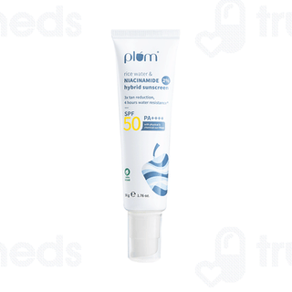 Plum Rice Water & Niacinamide 2% Spf 50 Pa+++ Hybrid Sunscreen 50gm