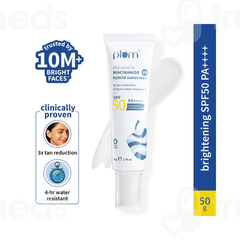 Plum Rice Water & Niacinamide 2% Spf 50 Pa+++ Hybrid Sunscreen 50gm