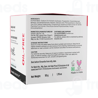 Chemist At Play Salicylic Acid Oil Control Face Moisturizer 50gm