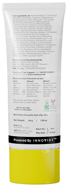 Sun Scoop Glow Even Tone Spf 50+ Pa++++ Sunscreen 45gm