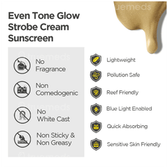Sun Scoop Glow Even Tone Spf 50+ Pa++++ Sunscreen 45gm