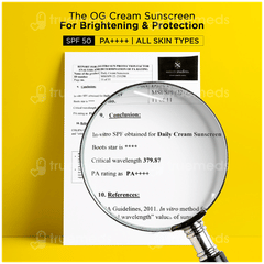 Sun Scoop Brightening Spf 50+ Pa++++ Cream Sunscreen 45gm