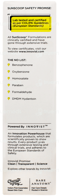 Sun Scoop Brightening Spf 50+ Pa++++ Cream Sunscreen 45gm