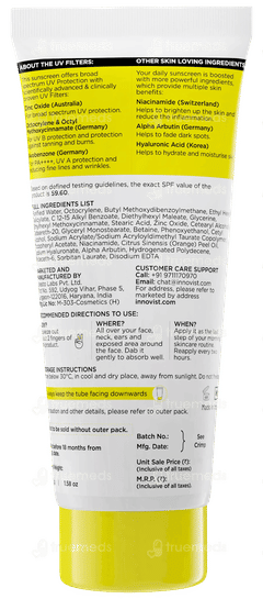 Sun Scoop Brightening Spf 50+ Pa++++ Cream Sunscreen 45gm