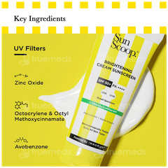 Sun Scoop Brightening Spf 50+ Pa++++ Cream Sunscreen 45gm