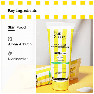 Sun Scoop Brightening Spf 50+ Pa++++ Sunscreen Cream 45gm