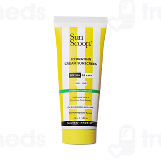 Sun Scoop Hydrating Spf 50+ Pa++++ Cream Sunscreen 45Gm