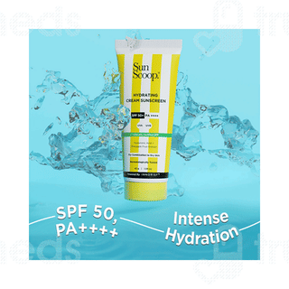Sun Scoop Hydrating Spf 50+ Pa++++ Cream Sunscreen 45Gm