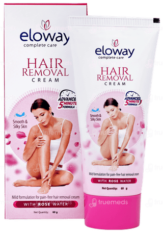 Eloway With Rose Water Hair Removal Cream 60Gm