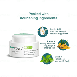 Evexpert Foot And Elbow Cream 50Gm