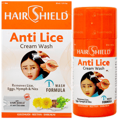 Hairshield New Anti Lice Cream Wash 30Ml Hairshield New Anti Lice Cream Wash 30Ml
