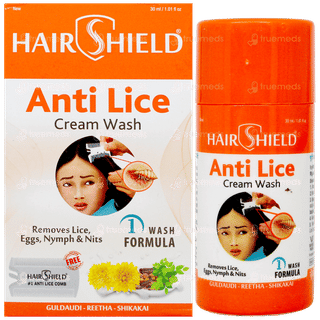 Hairshield New Anti Lice Cream Wash 30Ml